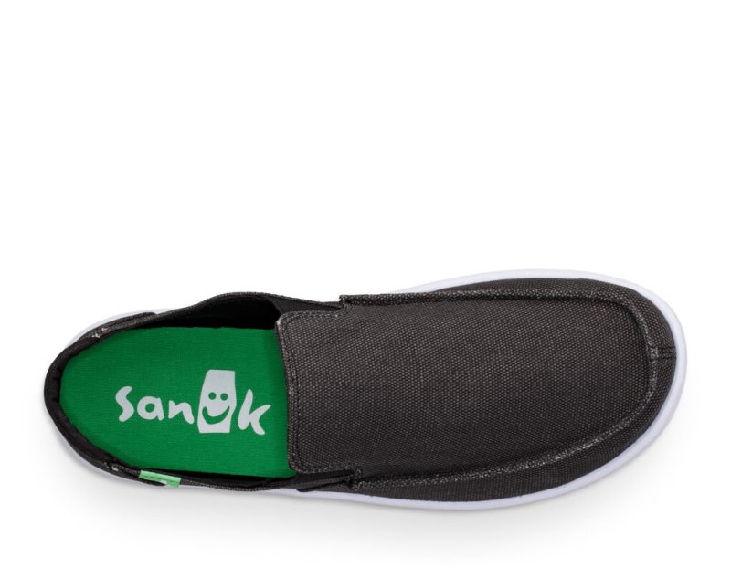 Sanuk Hi Five Men's Shoes Black | Canada 293YXF